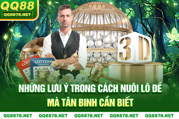 Những lưu ý trong cách nuôi lô đề mà tân binh cần biết