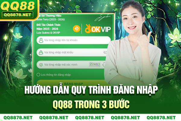 Hướng dẫn quy trình đăng nhập QQ88 trong 3 bước